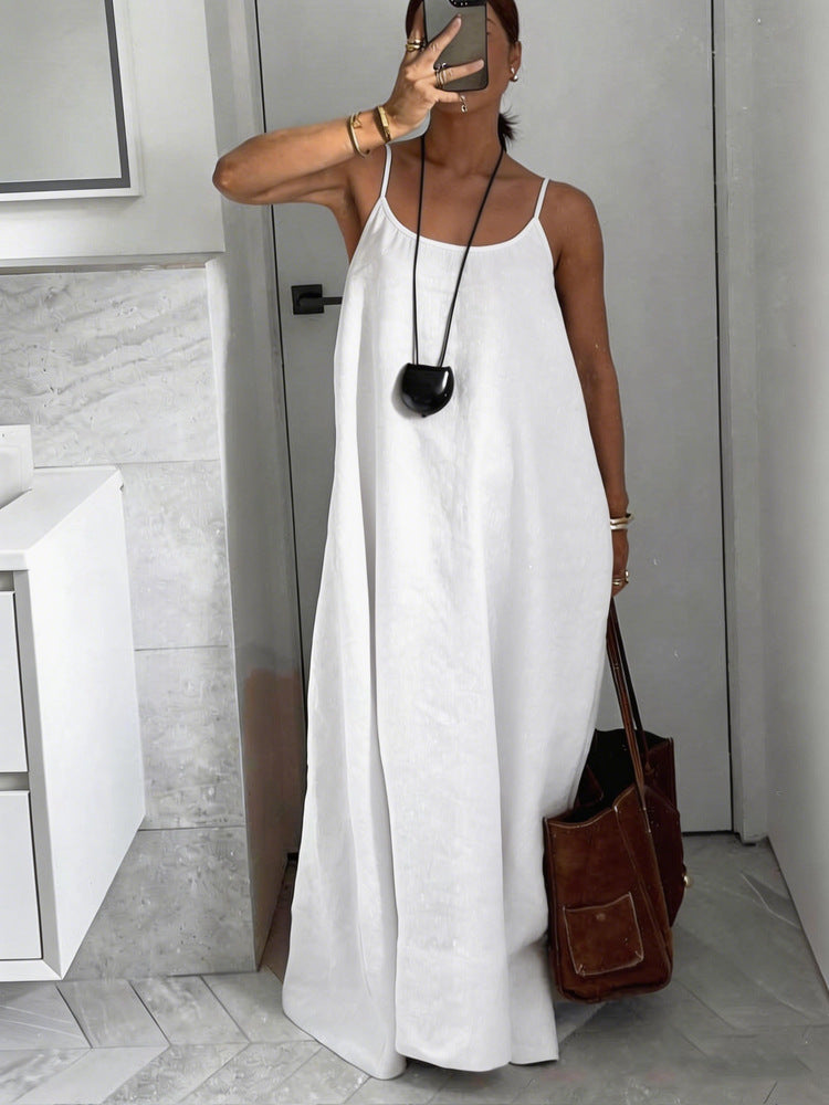 Ladies Lightweight Summer Dress with Deep Neckline Mune Fashion