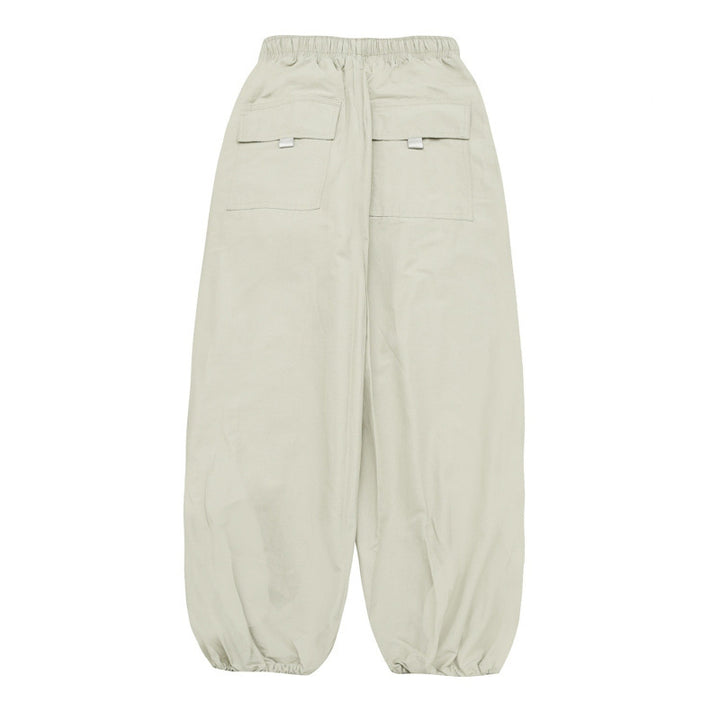 Unisex balloon pants with drawstring, elastic cuffs and relaxed fit Mune Fashion