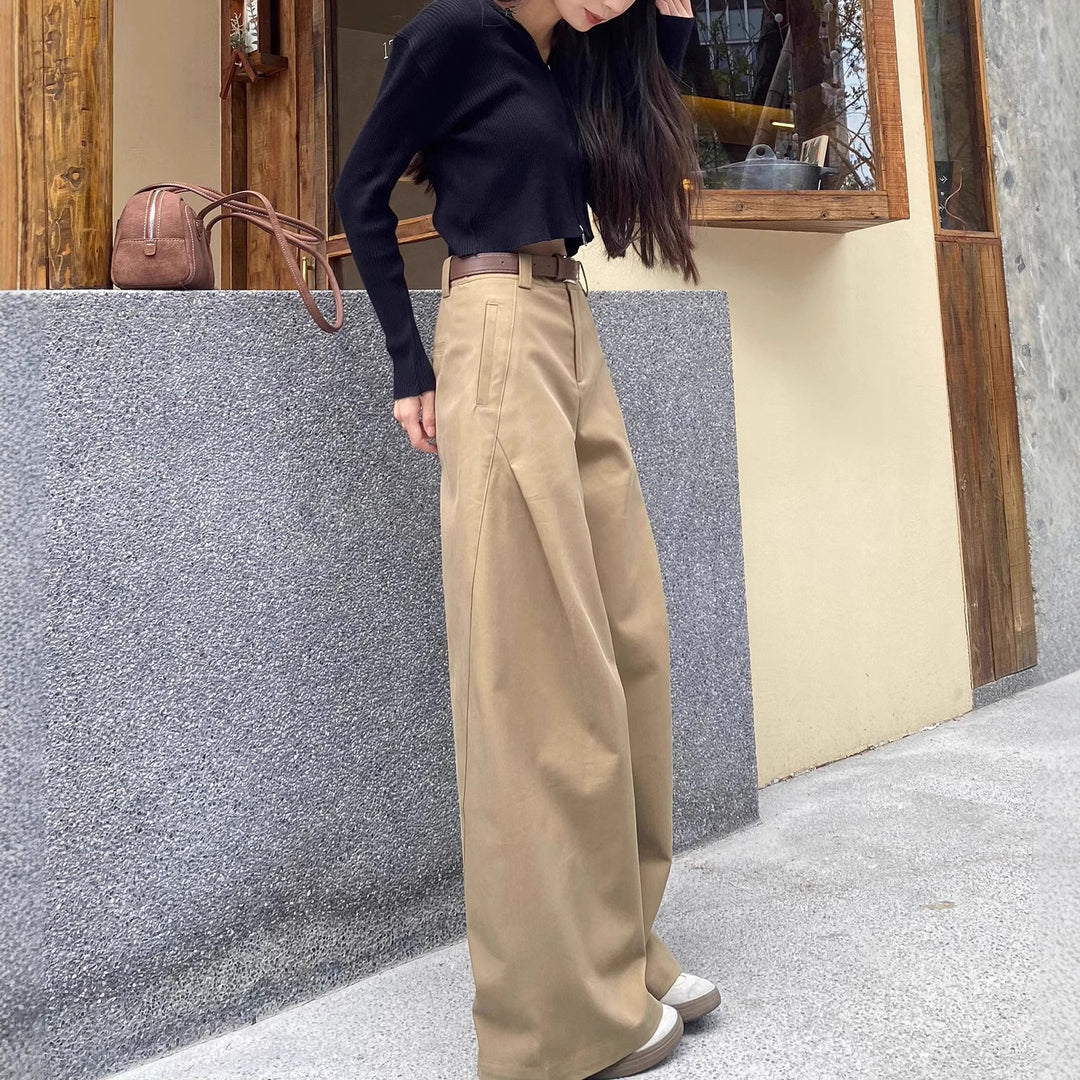 Ladies fashionable and casual high thousands pants Mune Fashion