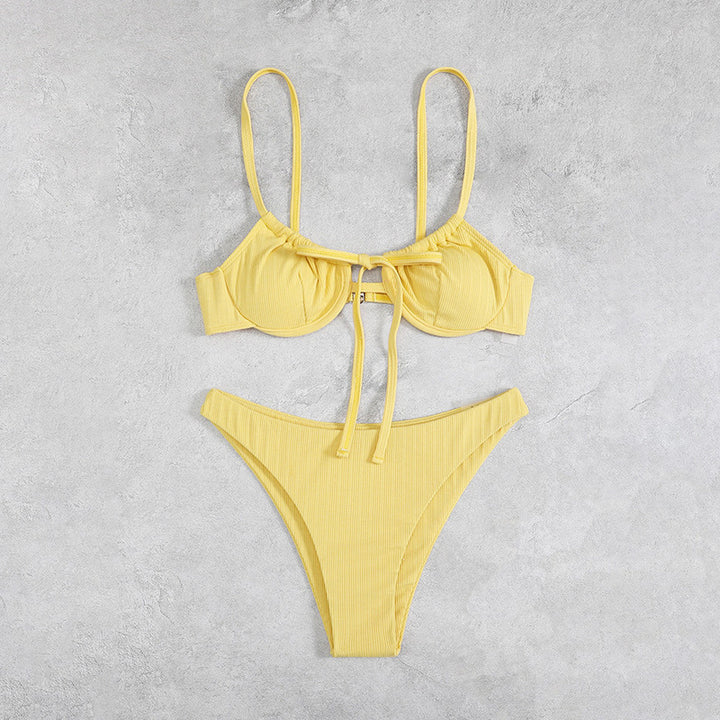 Women's Ribbed Bikini Set Mune Fashion