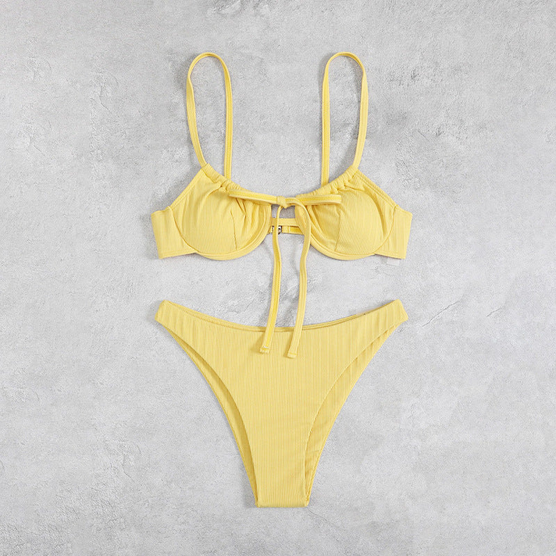 Women's Ribbed Bikini Set Mune Fashion