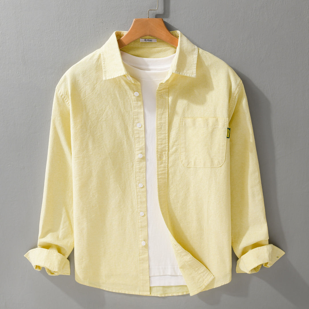 Ladies Lightweight Cotton Overshirt with Kent Collar, Patch Chest Pocket and Relaxed Fit