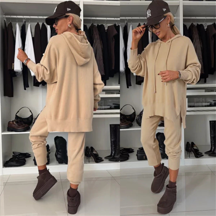 Women's oversized hoodie and tapered jogger lounge set Mune Fashion
