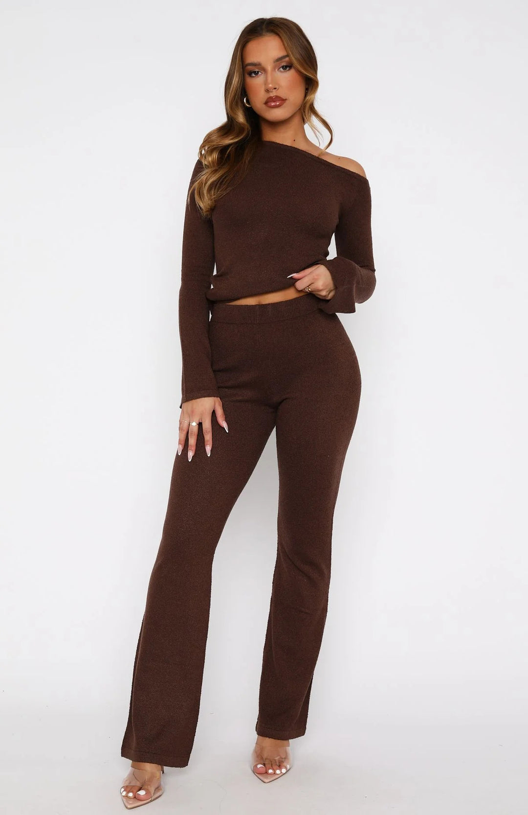Women's Elegant and Fashionable Knit Suit Mune Fashion