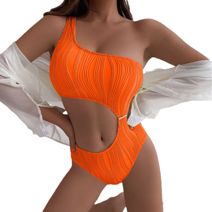 Women's One-Sided Cut-Out Swimsuit Mune Fashion