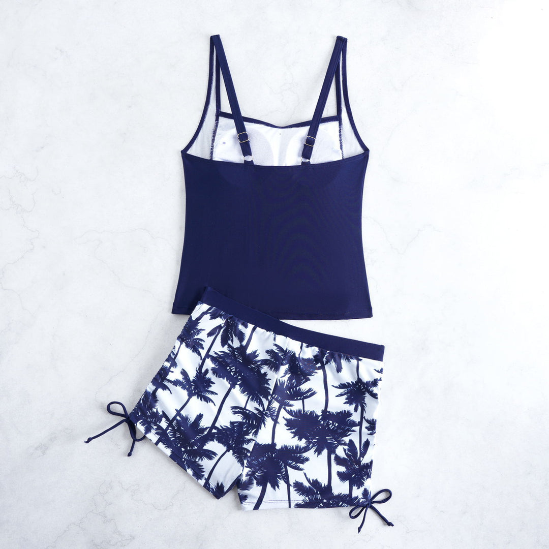 Women’s swimsuit with trendy gathering and stylish shorts Mune Fashion