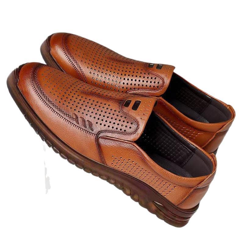 Men's Comfortable Leather Sneakers Mune Fashion