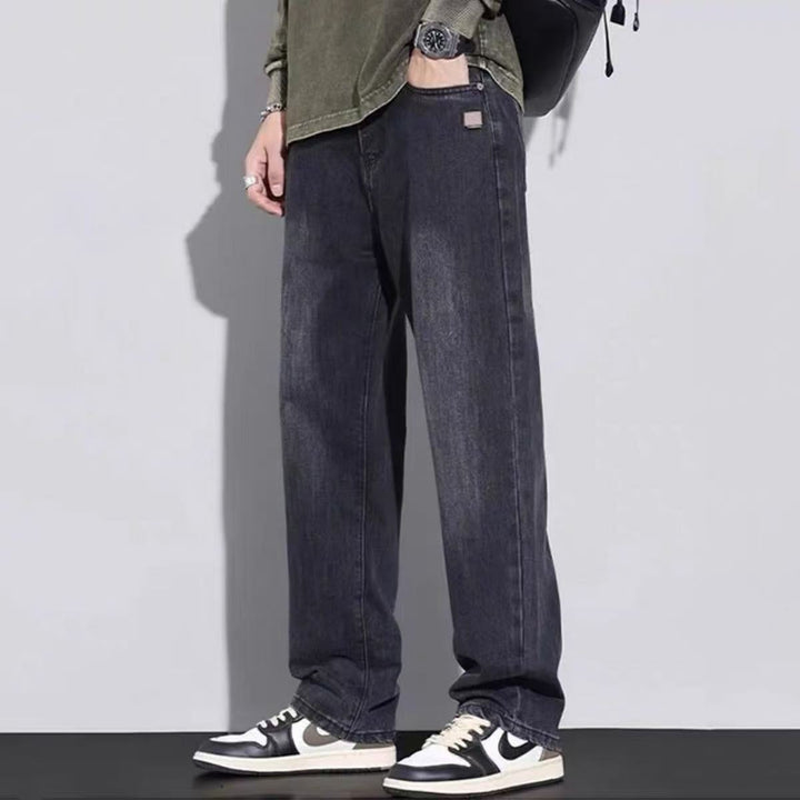 Men's Comfortable Wide-leg Jeans Mune Fashion