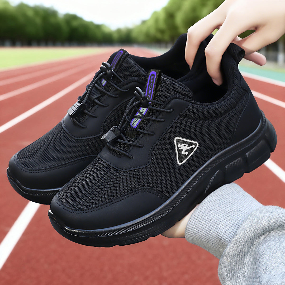 Men's robust chunky sneaker with breathable mesh, quick lacing cord, and shock-absorbing EVA platform sole Mune Fashion