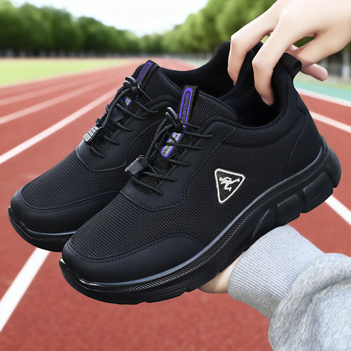 Men's robust chunky sneaker with breathable mesh, quick lacing cord, and shock-absorbing EVA platform sole Mune Fashion