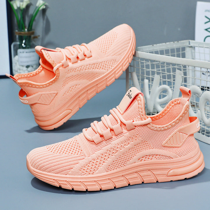 Unisex nan ultralight knit running sneakers with seamless sock upper and shock-absorbing wavy outsole Mune Fashion