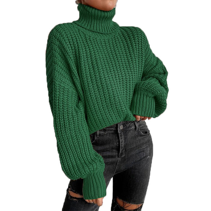 Women’s oversized turtleneck sweater with oversized sleeves and ribbed cuffs Mune Fashion