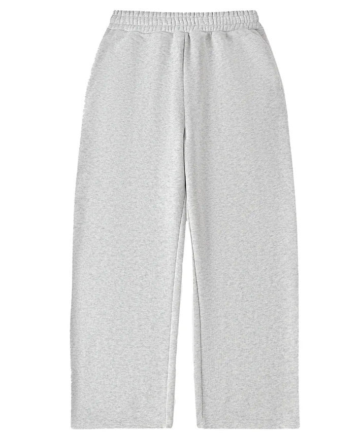 Women's wide cropped lounge pants with elastic waistband and side pockets Mune Fashion
