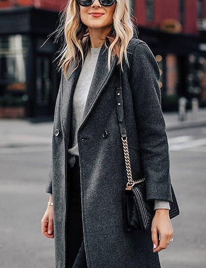 Women Elegant Wool Coat