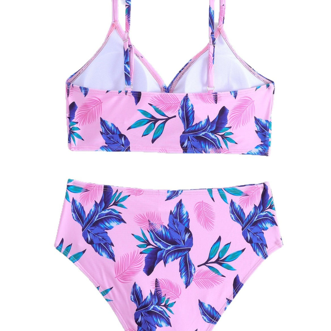 Women's High-Waisted Bikini Set with Wrap Design Mune Fashion