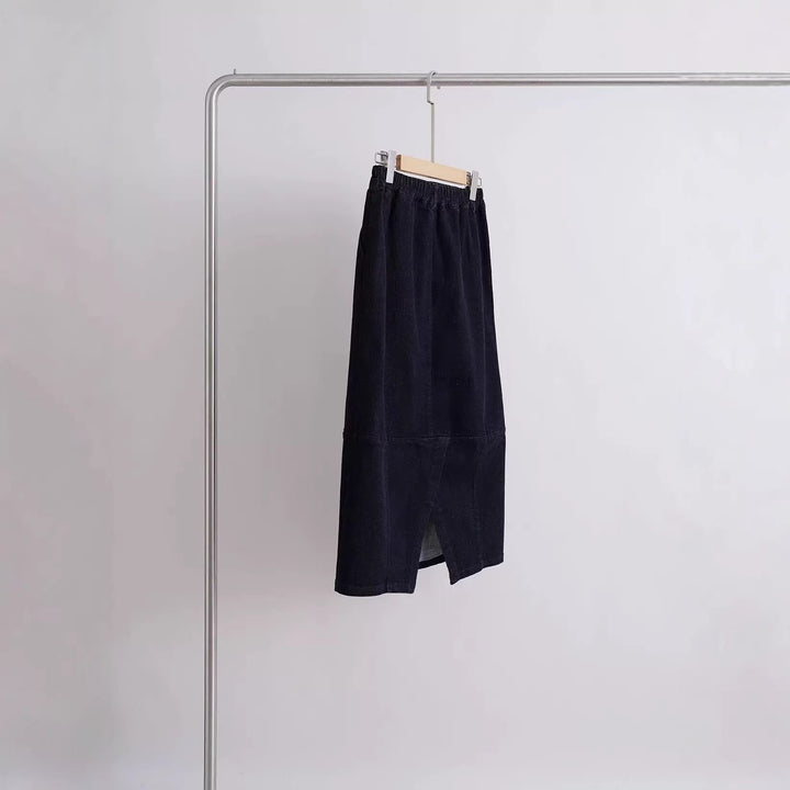 Women Fitted Denim Skirt Mune Fashion