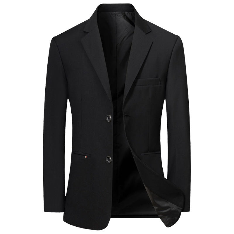 Men's Slim Business Blazer with Minimalist Design and Stretch Comfort Mune Fashion