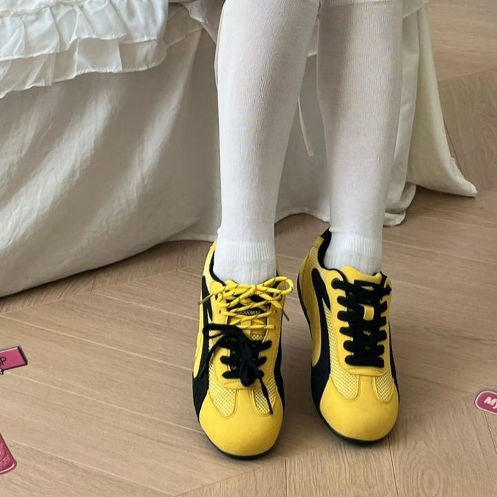 Women's Running Sneakers with Breathable Mesh Upper and Grip Rubber Sole Mune Fashion