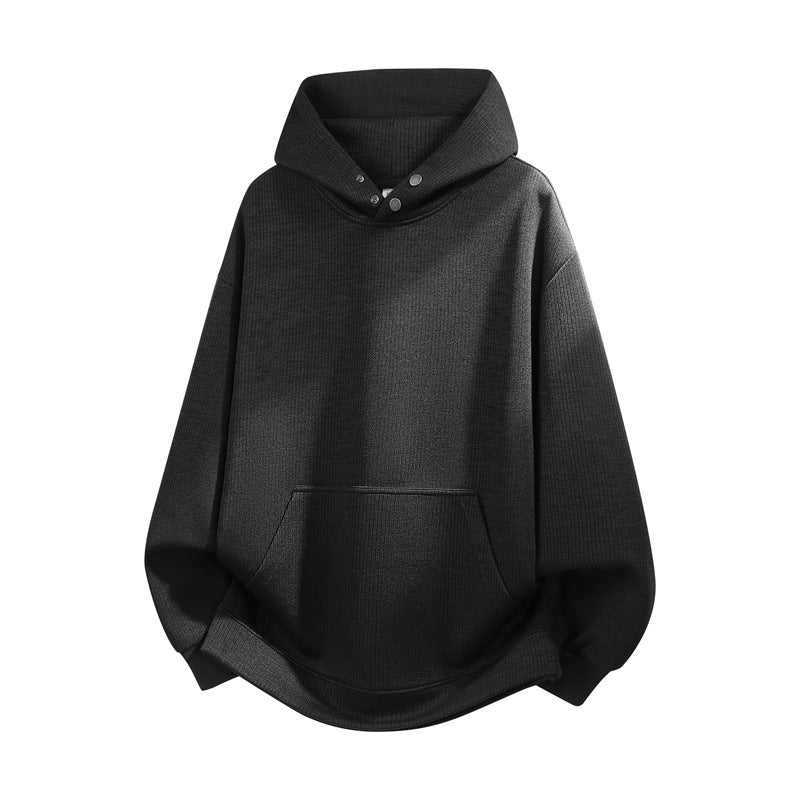 Unisex Oversize Hoodie with High Collar Trim & Kangaroo Pocket Mune Fashion