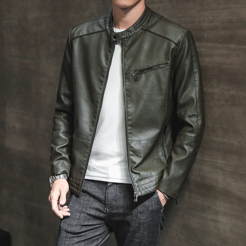 Men's Fashion Faux Leather Jacket Mune Fashion 1788321727