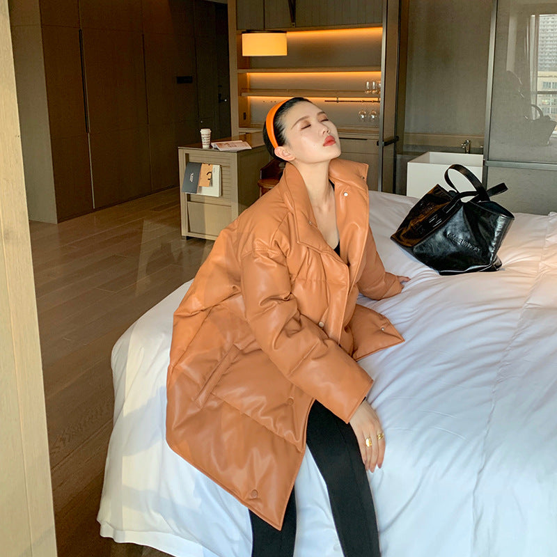 Ladies Fashion Oversized Down Jacket Mune Fashion