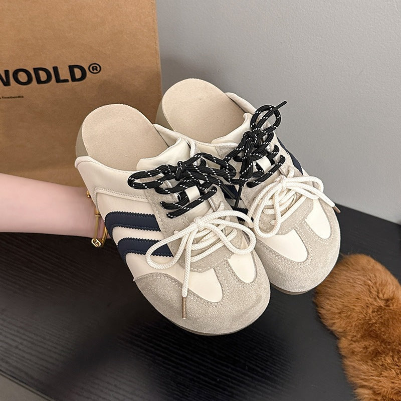 Women's fashionable sneakers with innovative lacing system and breathable upper material Mune Fashion