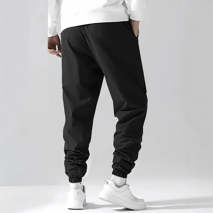Men's cargo jogging pants with elastic waistband, cargo pockets & drawstring Mune Fashion
