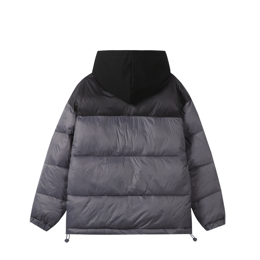 Unisex Short Cut High-Loft Puffer Jacket with Internal Hood and Drawstring Hem Mune Fashion