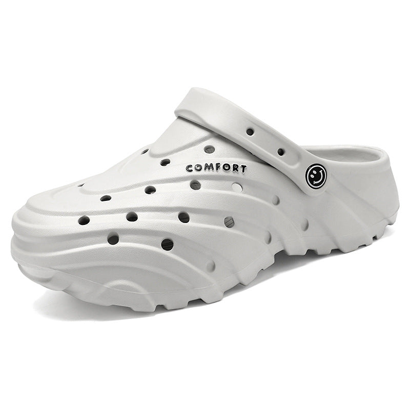 Unisex nan lightweight perforated comfort clogs with ergonomic EVA sole and adjustable heel strap Mune Fashion