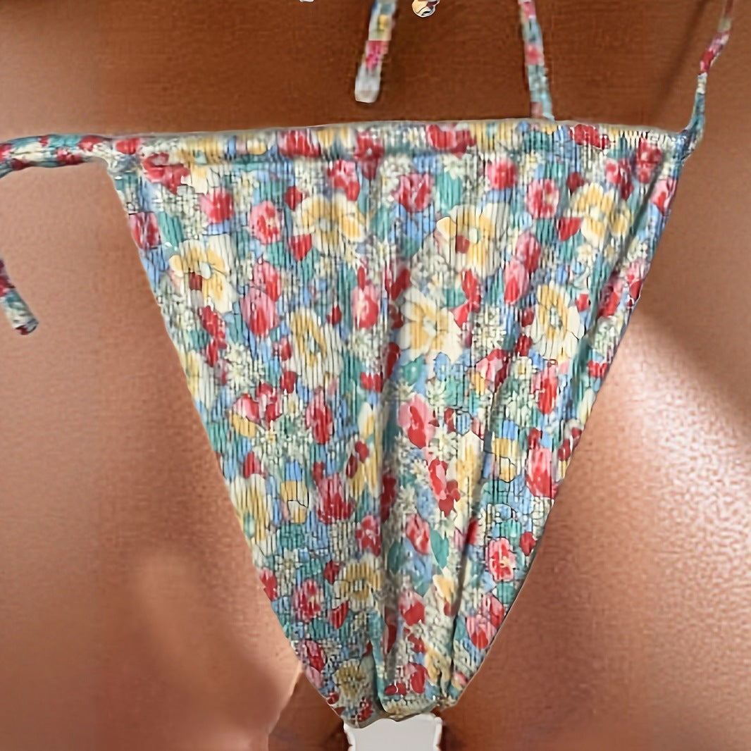 Women's Triangle Bikini with Adjustable Ties Mune Fashion