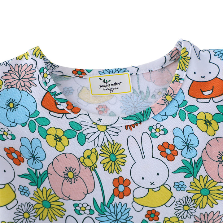 Girls summer dress with colorful flower and animal design Mune Fashion