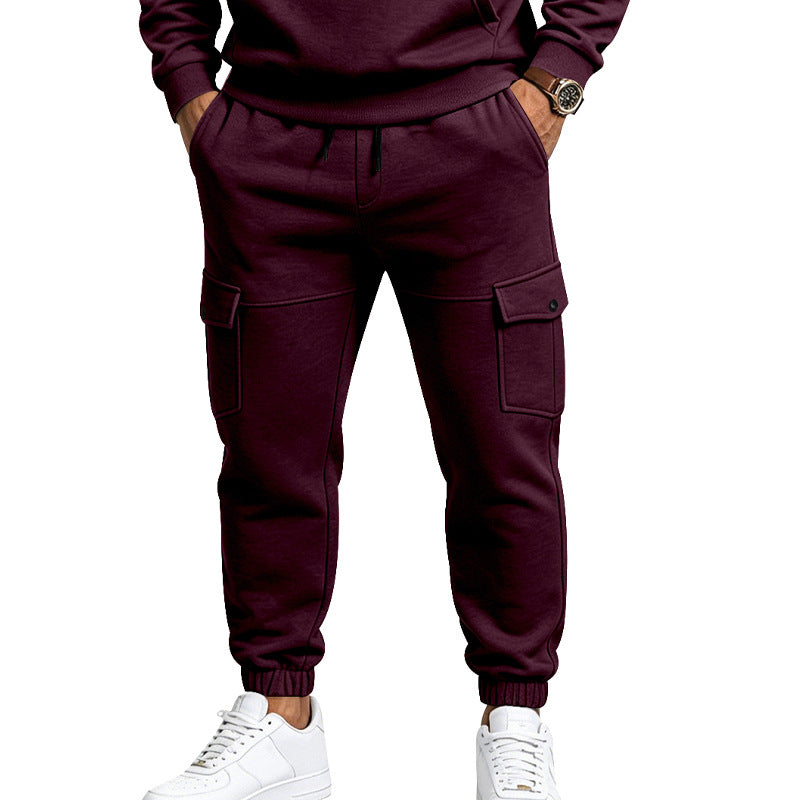Men's cargo jogging pants with flap pockets and elastic waistband Mune Fashion