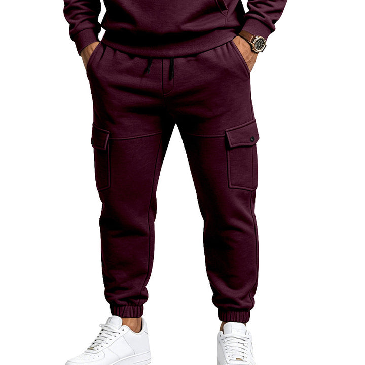 Men's cargo jogging pants with flap pockets and elastic waistband Mune Fashion