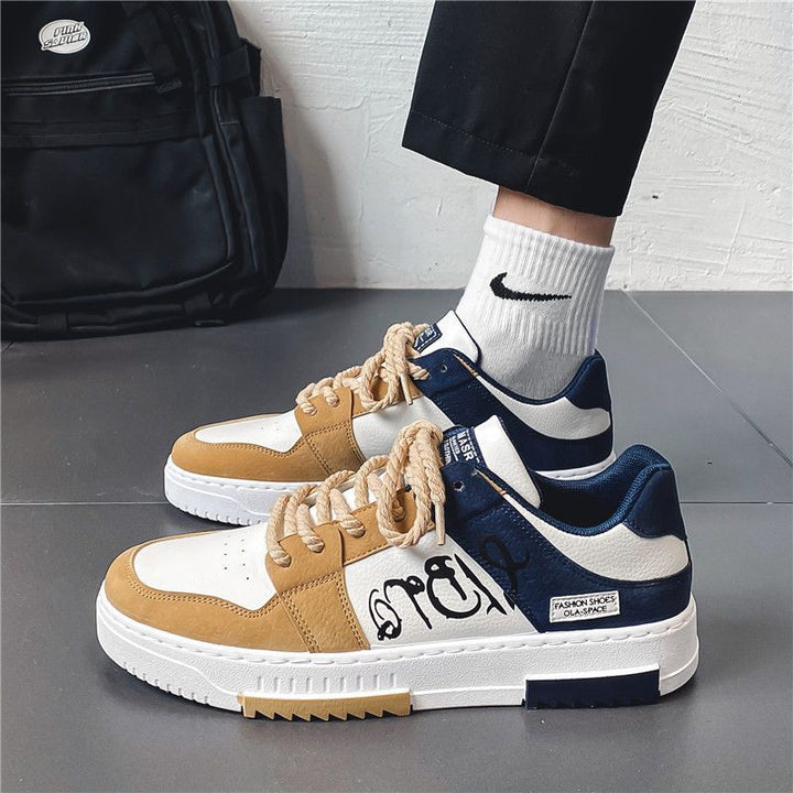 Women's sneakers with lace-up design and durable upper material Mune Fashion
