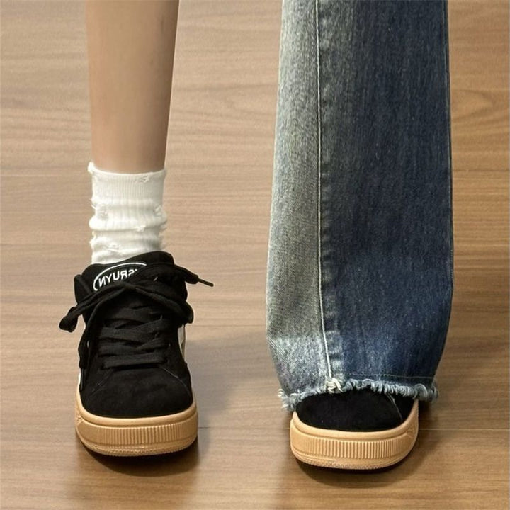 Women sneakers made of high-quality suede with non-slip sole Mune Fashion
