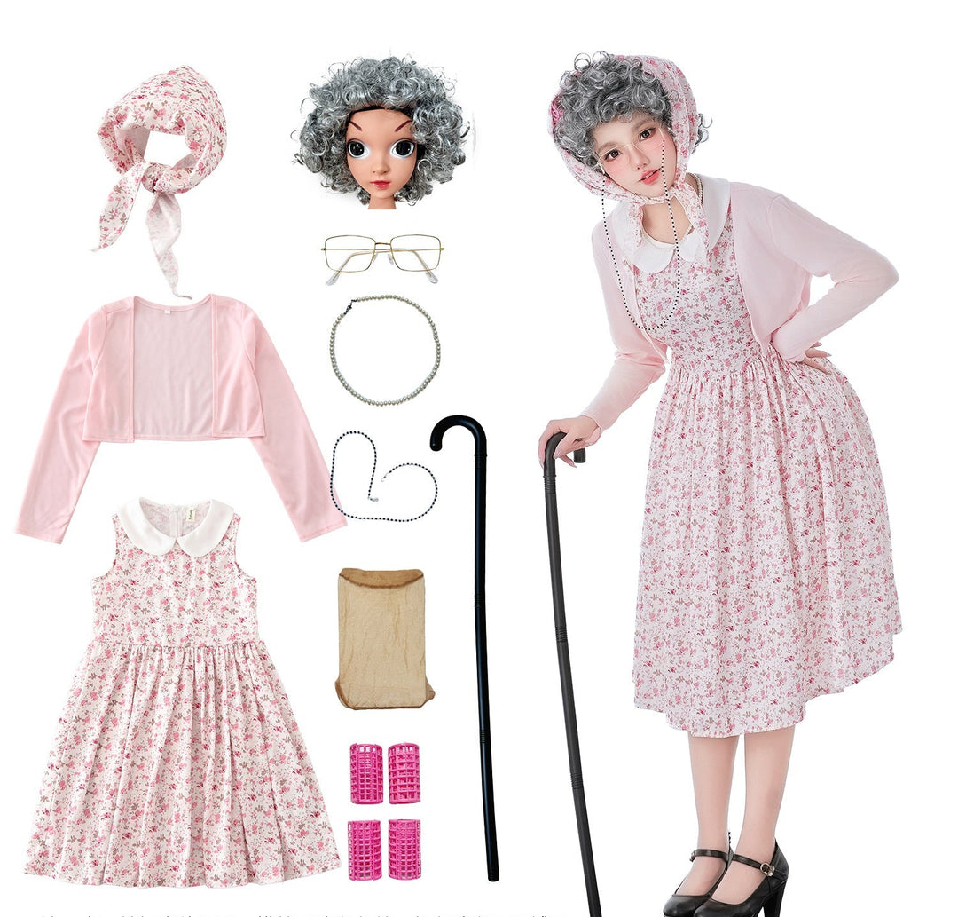 Women Vintage Floral Print Dress with Swing Skirt and Elegant Details Mune Fashion
