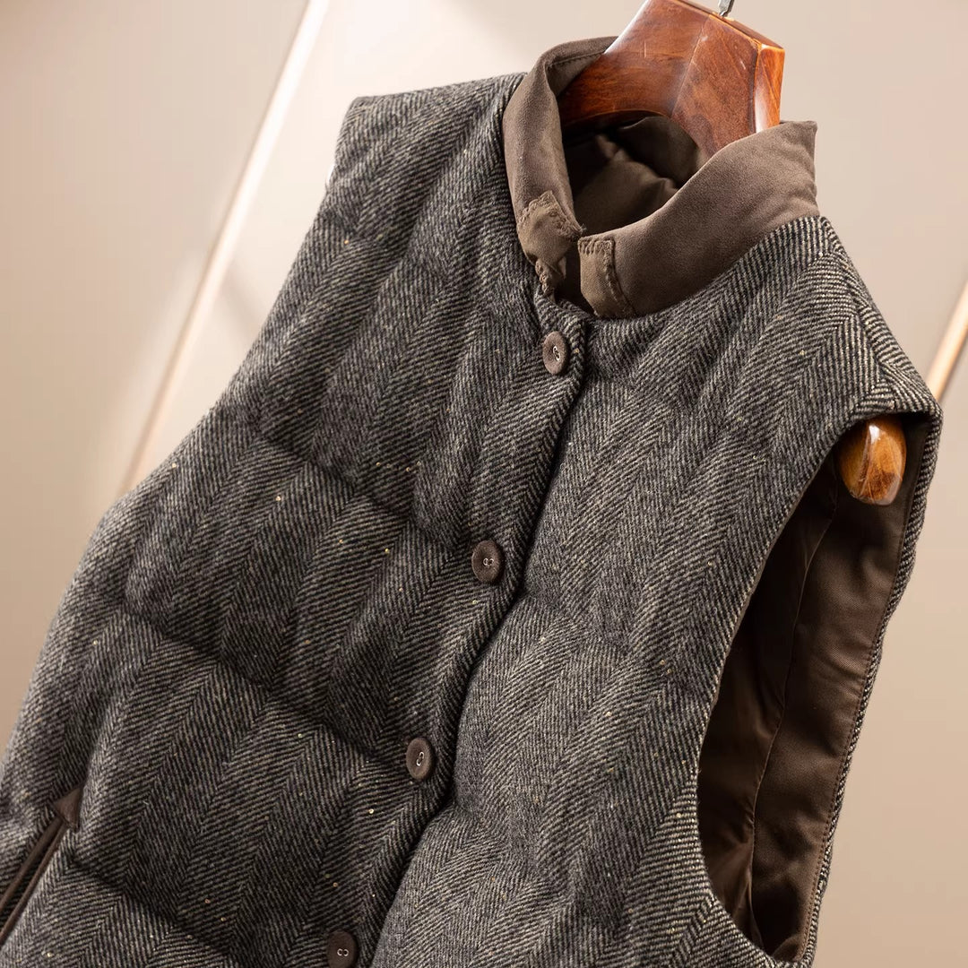 Women Fashionable Padded Vest Mune Fashion