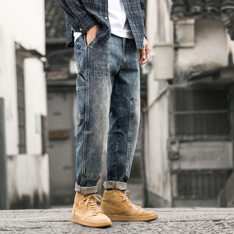 Men's Fashion Relaxed-Fit Jeans Mune Fashion