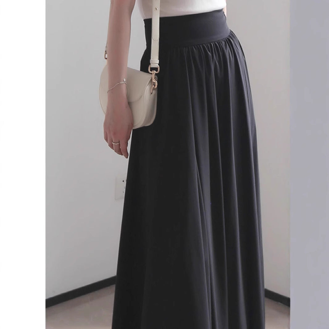 Women's Elegant Maxi Skirt with Flowing Cut Mune Fashion