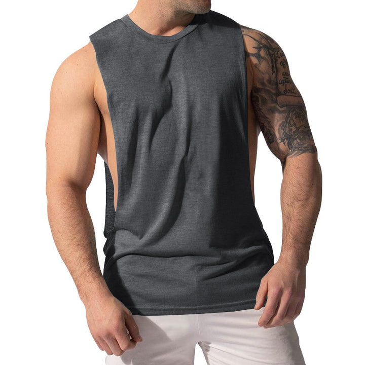 Men's muscle shirt with extra deep arm openings and breathable cotton blend Mune Fashion
