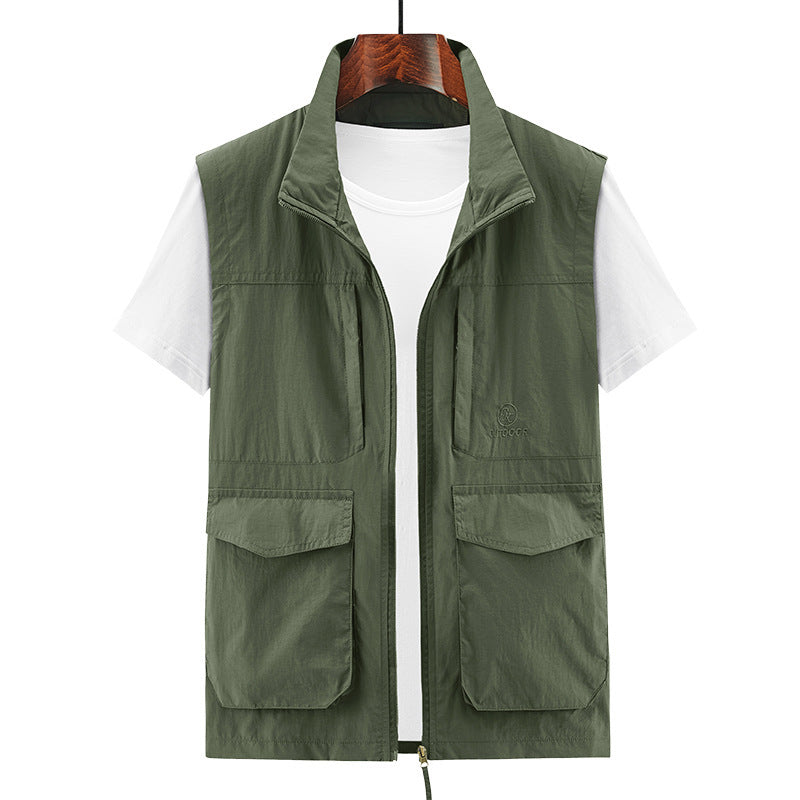 Men's Multifunctional Outdoor Vest with Practical Pockets Mune Fashion