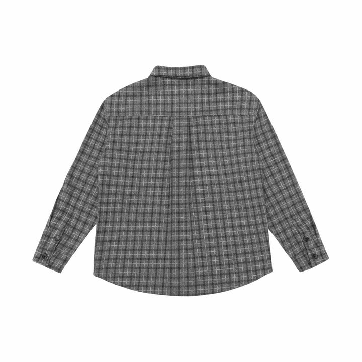 Unisex Checked Shirt Jacket-Overshirt made of Wool Blend Mune Fashion