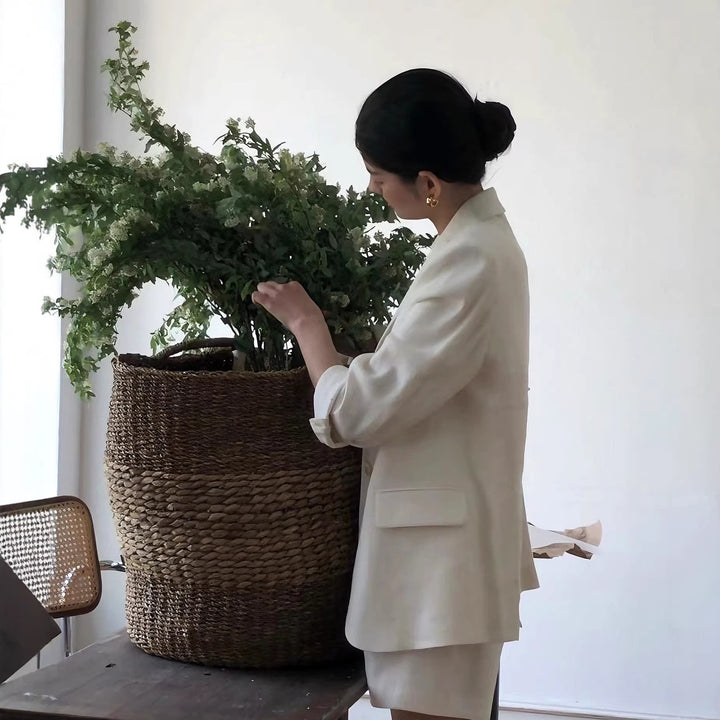 Ladies Elegant Linen Jacket Drune