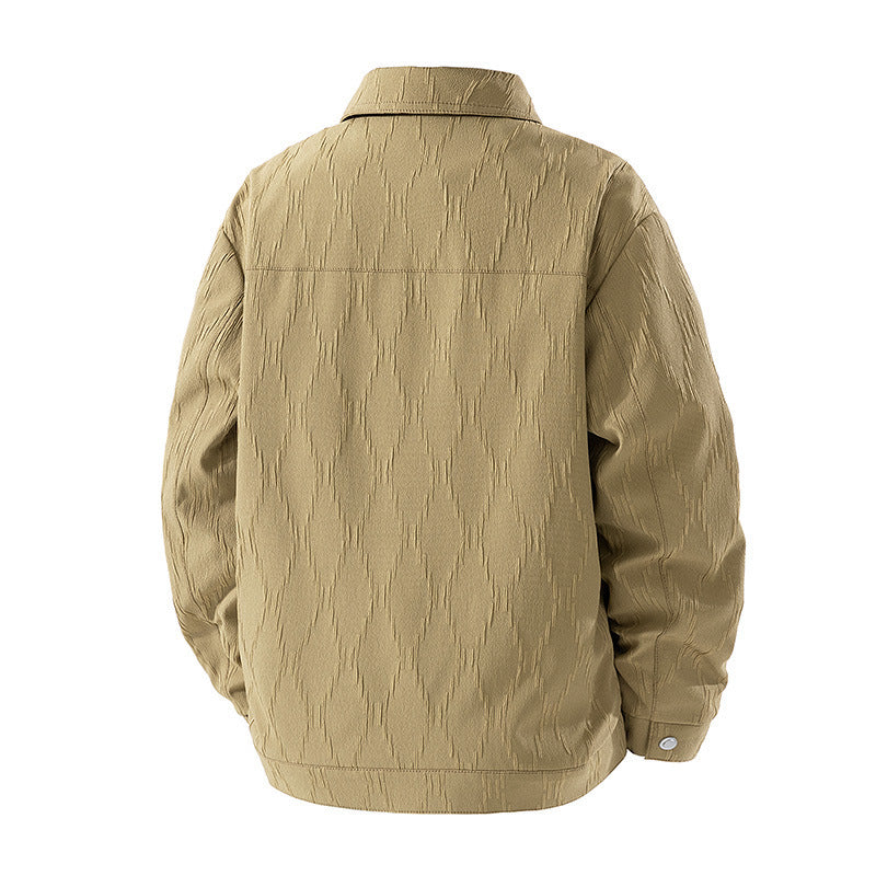 Men's Fashion Jacket with Textured Fabric Mune Fashion