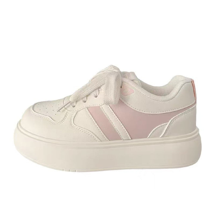 Women's fashionable platform sneakers with stylish contrast stripes Mune Fashion