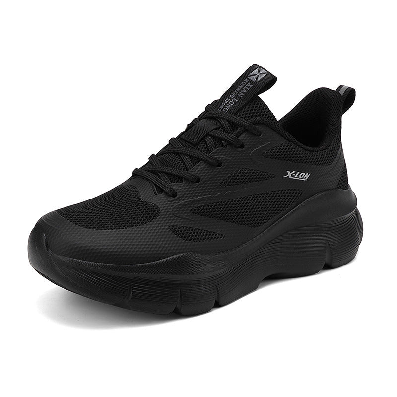 Women's trendy volume sneakers with breathable mesh, reinforcing overlays, and extra cushioned wedge sole Mune Fashion