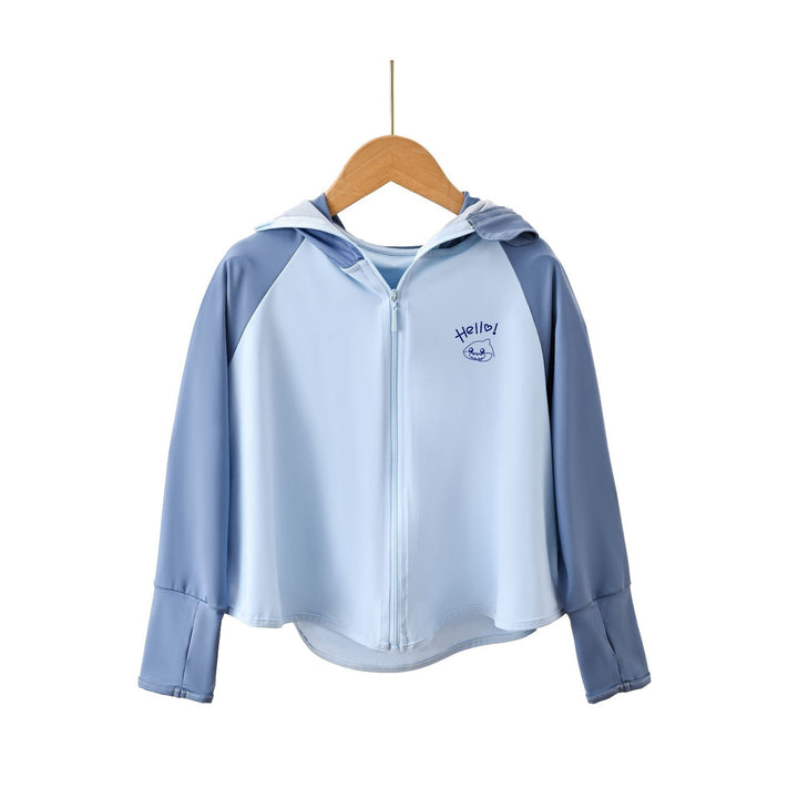 Girls' sun jacket with hood and UV protection Mune Fashion