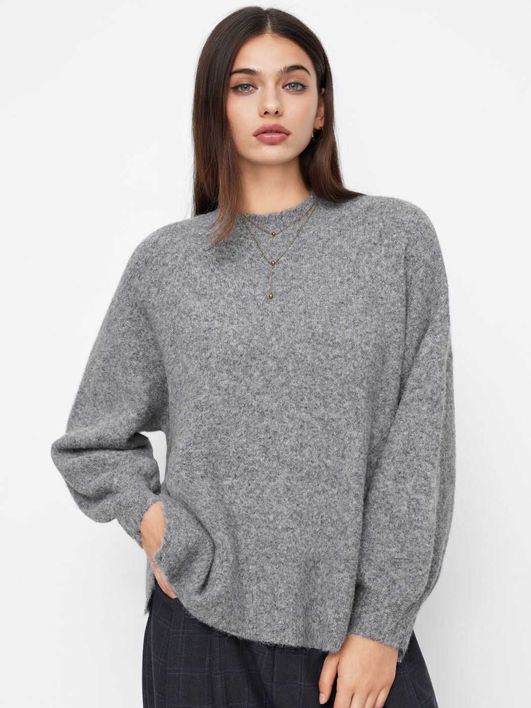 Women Comfortable Oversized Sweater Mune Fashion