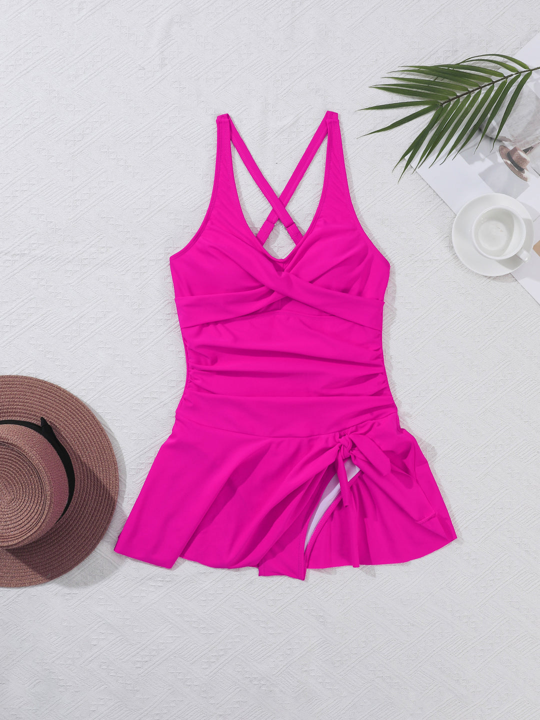 Ladies Refined Swimsuit with Wrap Skirt Mune Fashion