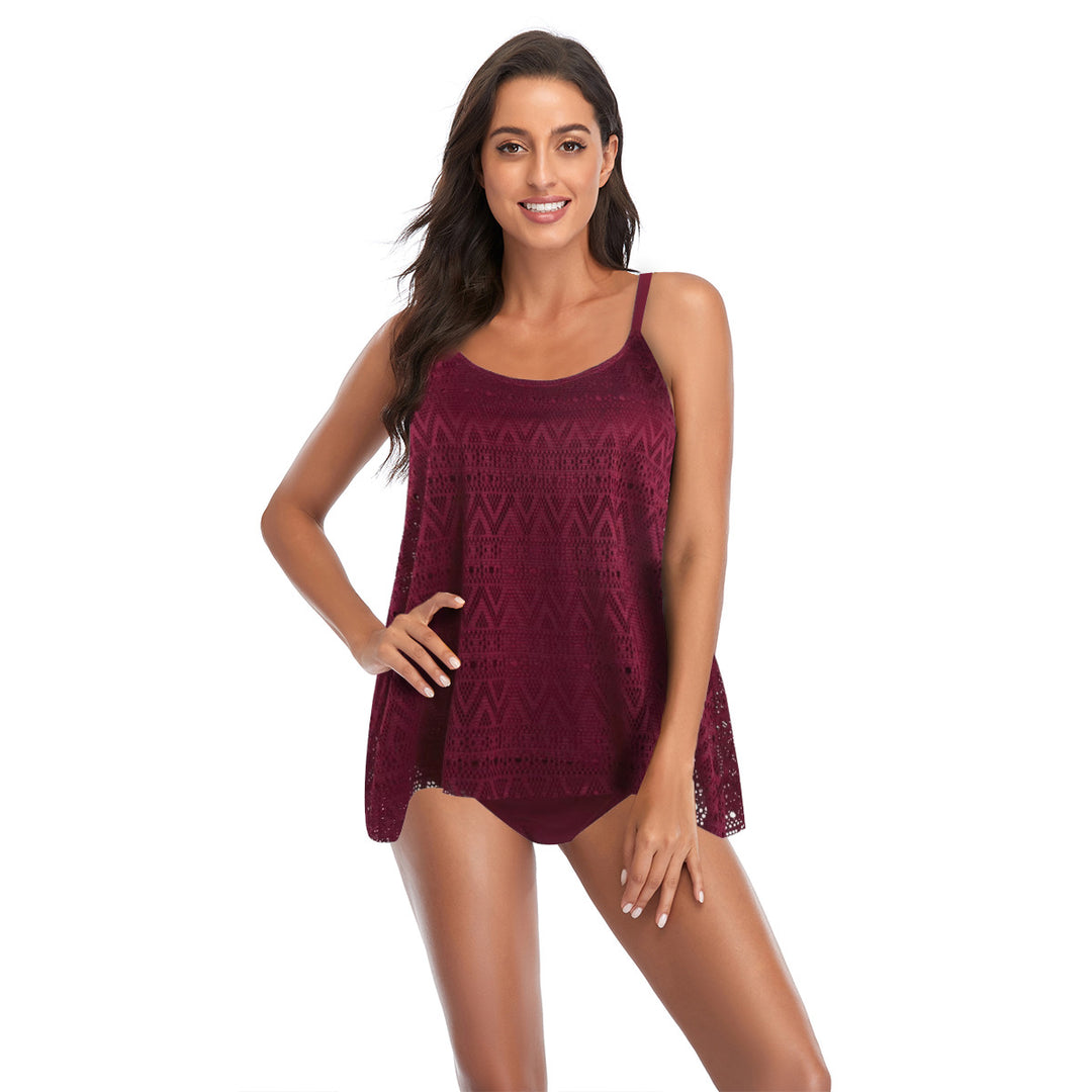Women elegant beach top with fashionable cut-out pattern Mune Fashion